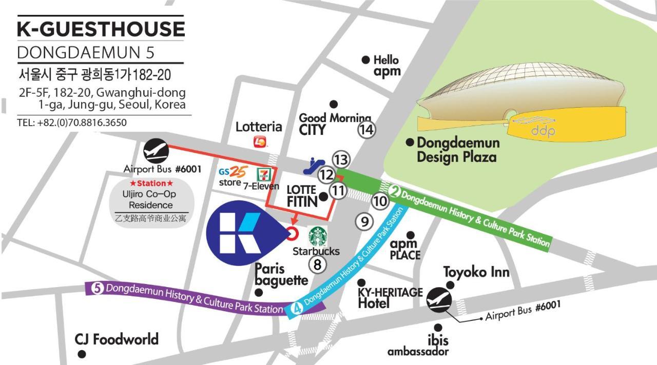 K-Guesthouse Dongdaemun 5 Soul Exteriér fotografie